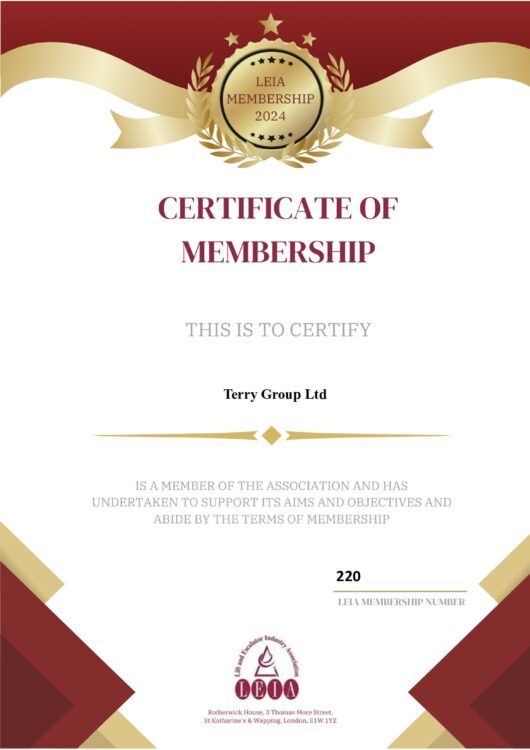 LEIA Membership Certificate